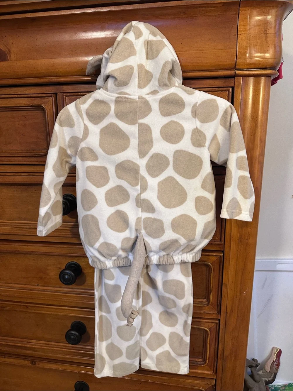Carter's Beige & Cream Giraffe Hooded Halloween Costume Set